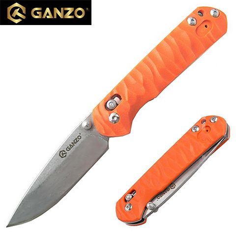 G717-OR - Ніж складаний Ganzo G717 orange