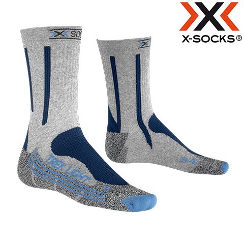 X20244G177 37/38 - Шкарпетки Trekking Light Lady G177 (X41) grey/blue 37-38