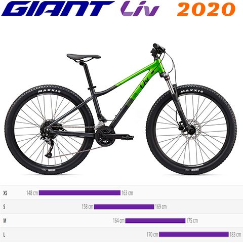 2001119116 - Велосипед жіночий Liv TEMPT 3 GE metallic green (2020) рама L, колеса 27.5"
