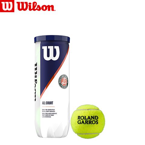 WRT126400 - М'ячі тенісні ALL COURT Roland Garros (туба 3 шт.)
