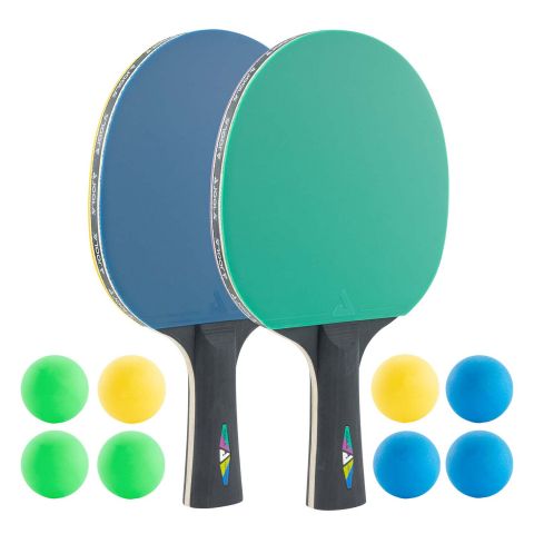 jolset_colorato - Набір для настільного тенісу TT-SET COLORATO (2 ракетки + 8 м'ячів)