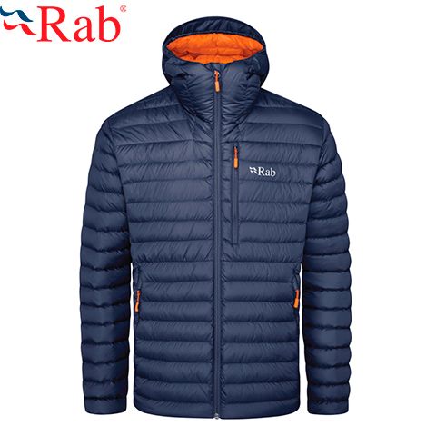 QDB-12-DIM#L - Куртка пухова MICROLIGHT Alpine Jacket deep ink (marmalade)