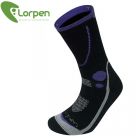 6210096-2147-M - Шкарпетки T3 Women's Midweight Hiker T3MWH 2147 black/purple