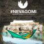 NVG-green - Гамак-тент 2в1 #NEVAGOMI зелений/жовті стропи