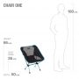 10001R1 - Крісло розкладне CHAIR ONE R1 black/o. black